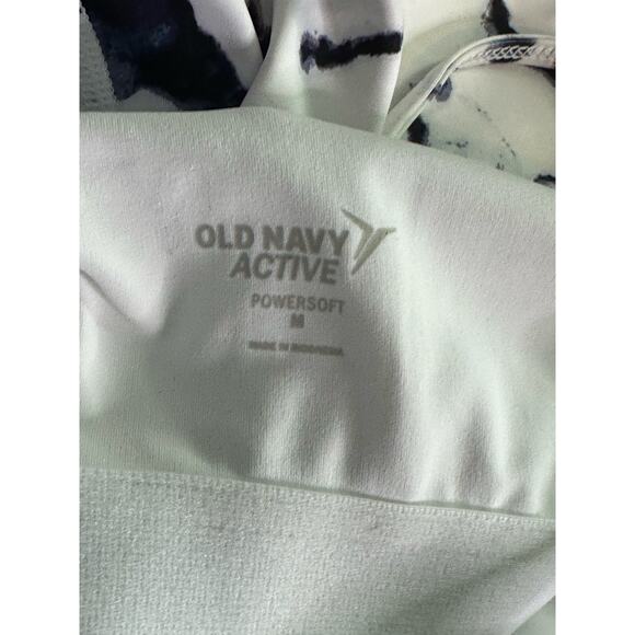 Old Navy white purple bra build in tank top size medium - Picture 3 of 11